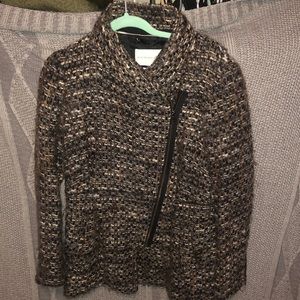 Banana Republic Wool Texture Tweed Coat